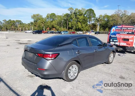 2020 Nissan Sentra S Xtronic Cvt z USA, uszkodzony, nr VIN 3N1AB8BV4LY256290